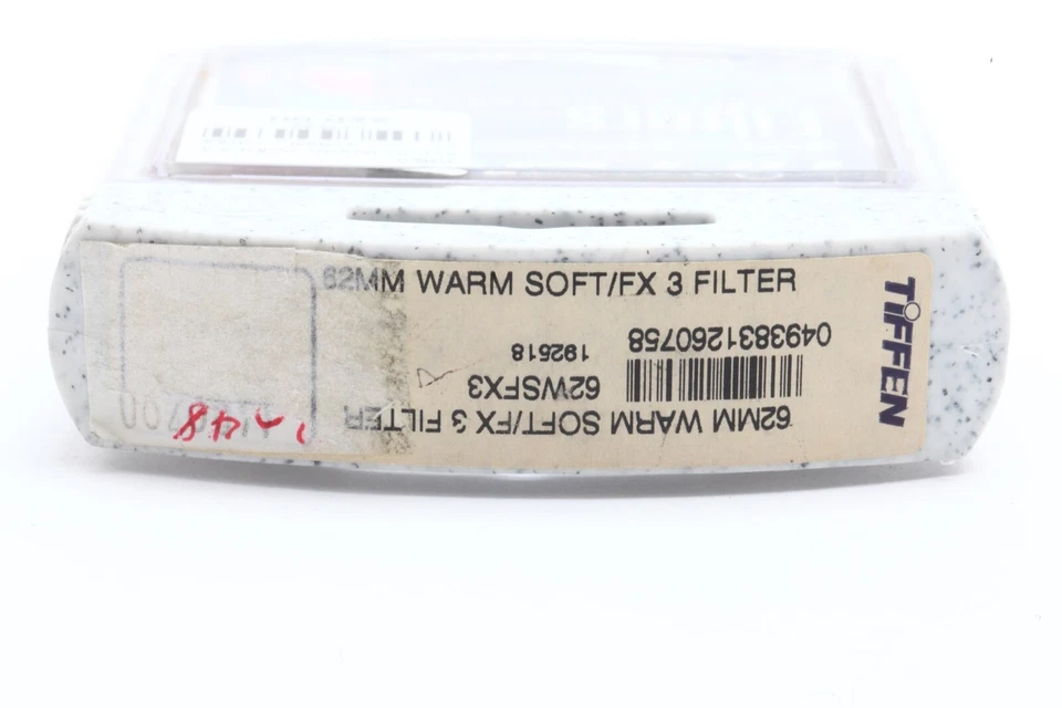 New Old Stock Tiffen 62mm Warm Soft/FX3 Filter with Case #37896 - Image 3 of 4