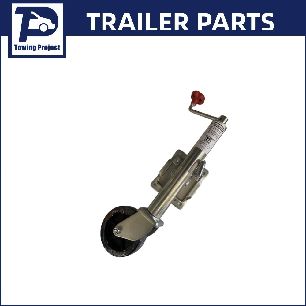 6" Inch Trailer Jockey Wheel Swivel Swing Up 540kg 1200LBS U bolts