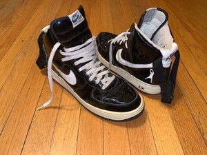 Vintage Nike Rasheed Wallace Patent Leather Air Force 1âs 2001 Sz.13 | eBay