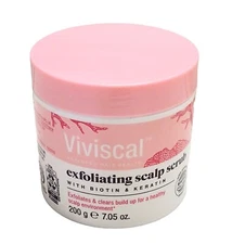 Viviscal Exfoliating Scalp Scrub W/ Biotin & Keratin Marine Collagen~7.5oz