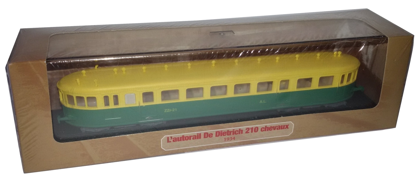 ATLAS 1:87 Train Model DE DIETRICH 210 ZZr-21 Yellow TRAIN MODEL