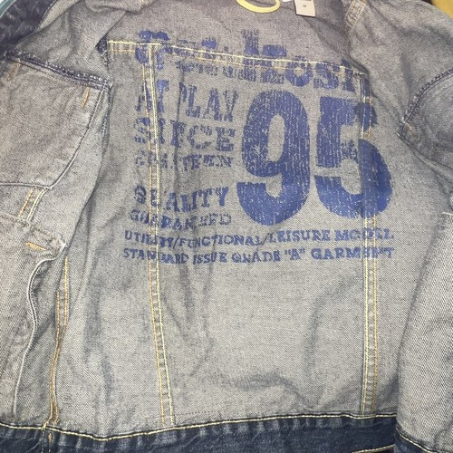 Kids Oshkosh Medium Dark Denim Jacket Kids Size 10 100% Cotton Jean Jacket Coat - Picture 7 of 8