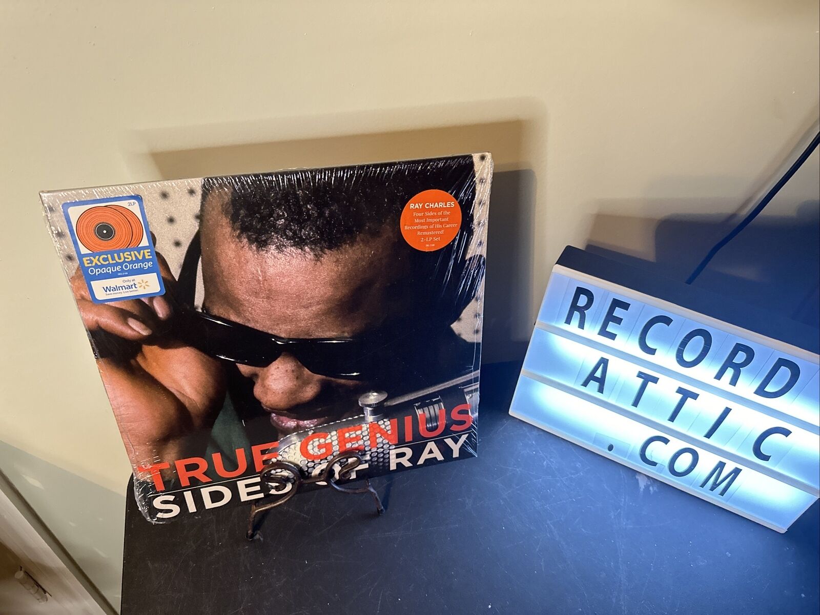 NEW Ray Charles True Genius Sides of Ray 2 LP Orange Vinyl Record