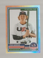 V76) 2023 Panini USA Stars and Stripes Ryan Harwood Silver Holo Prizm SP RC