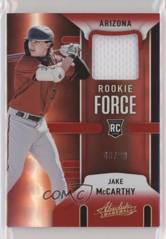 2022 Panini Absolute Rookie Force Spectrum Red 48/99 Jake McCarthy #RF-JM RC 5q7