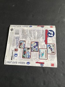 f1 challenge sega saturn Artwork insert only