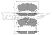 Tomex Brakes Bremsbelagsatz, Scheibenbremse TX 18-99 FüR Infiniti Renault