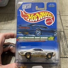 Hot Wheels 2000 Treasure Hunt 69 Pontiac Gto In Protector Real Riders Mint