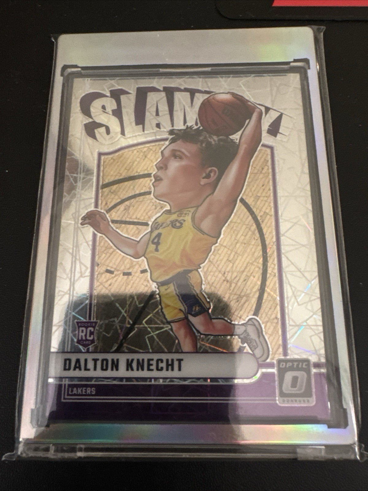 2024-25 Panini Donruss Optic Dalton Knecht RC Slammy! #18 Ultra-Rare SSP Lakers