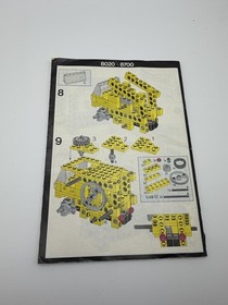 Vintage LEGO Technic 8020 Universal Set Instruction Manual Booklet 1984
