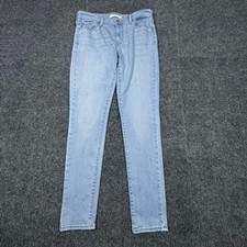 Levis 711 Skinny Jeans Womens 29 Light Wash Stretch Denim Blue 18881-0366