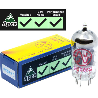 12AX7/ECC83, JJ Electronic, Apex Performance, Matched & Performance Tested