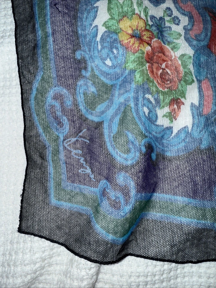 Bufanda de gasa Kenzo 42x29 pulgadas Foto 4 de 4