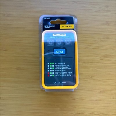 Fluke ST120 GFCI Socket Tester Without Beeper