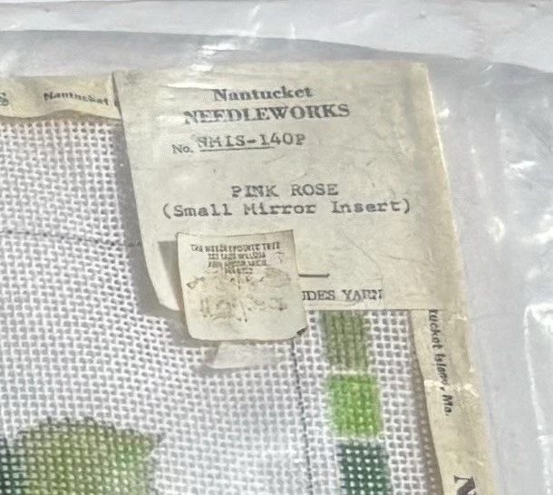 Kit de punta de aguja rosa pintada a mano de Nantucket Needleworks NMIS-140F Foto 3 de 4