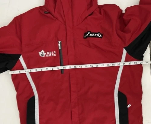 Phenix EX-191 Insulated Ski Jacket Men's XL Red Black CSIA Hooded Snow Coat image 11