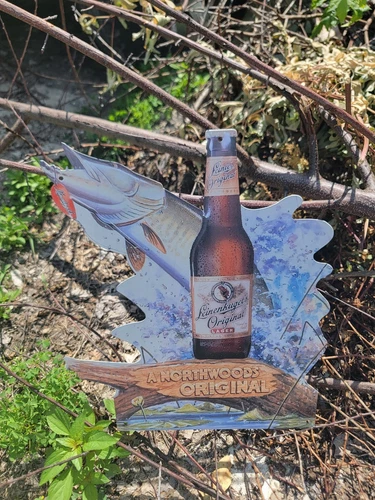 Leinenkugels Beer A Northwoods Original Metal Sign 14x15.5 Vintage Style Read De