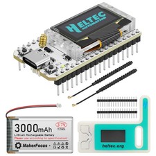 1 Pack ESP32 LoRa V3 Development Board with 3000mAh Battery  Protective Case...