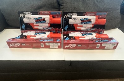Lot of 4 Nerf Mega XL Big Rig Blasters 3 Darts Each F1595 Largest Mega Dart Ever