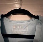 Figs Catarina One Pocket Seaglass Women’s Scrub Top Size Large — photo 5