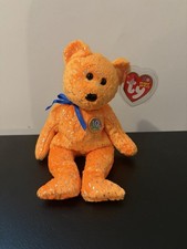 Ty Beanie Baby Decade Orange Bear January 22,  2003 MWMT