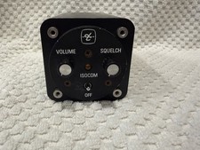David Clark ISOCOM Aircraft Intercom P/N 18486G-01 Volume Squelch Panel