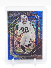 JOSH JACOBS 2022 SELECT SUITE LEVEL BLUE DISCO PRIZM #374 /25 RAIDERS Q5537