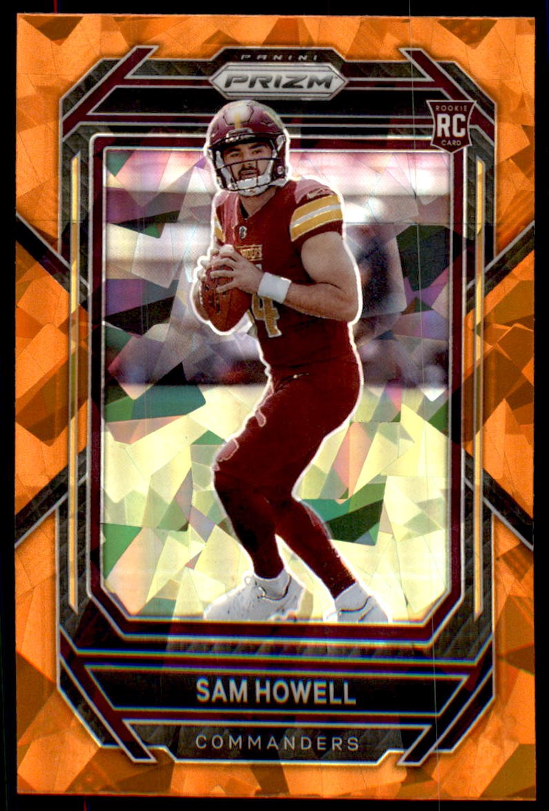 2022 Panini Prizm #306 Sam Howell Orange Ice Rookie
