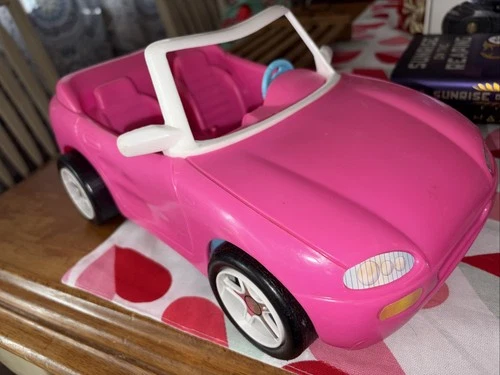 Vintage Pink Barbie Sports Car Convertible 1996