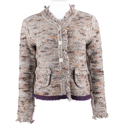 Chanel Multicolor Tweed 1999 Runway Jacket (D36 / FR38) Coco CC Jacket