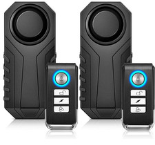 Alarma Antirrobo Bicicleta Moto 113dB Inal mbrica con Control Remoto Pack 2