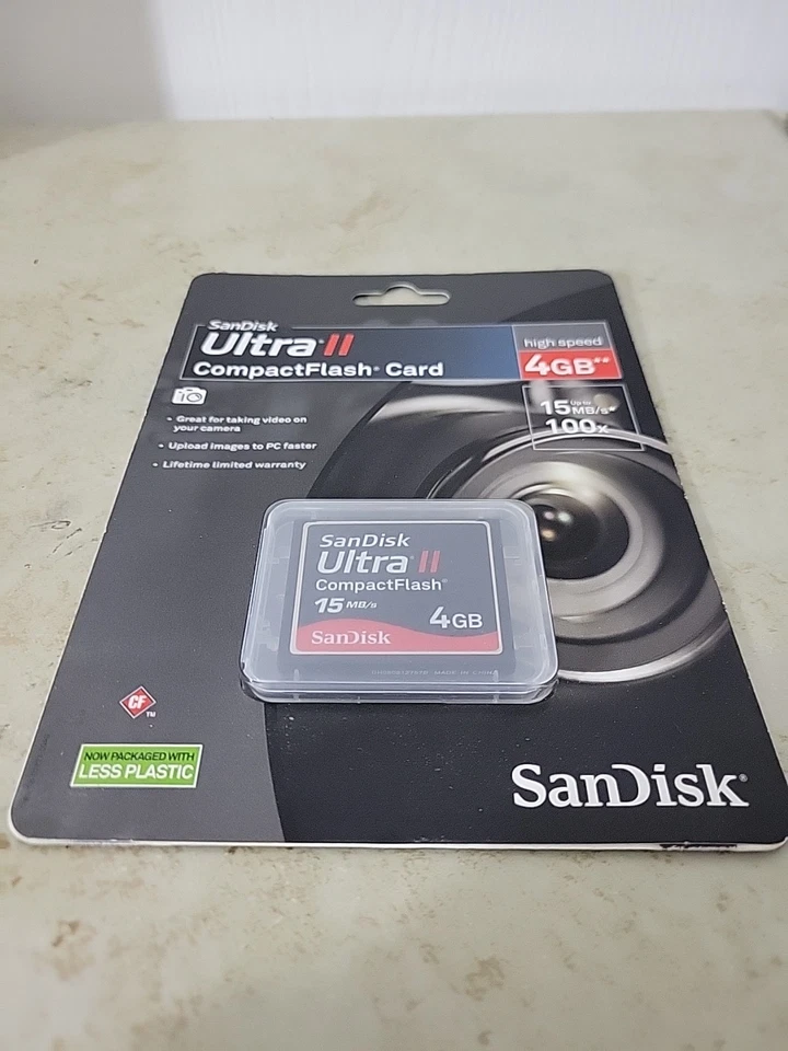 Sandisk Ultra 2 4Gb 15mb/s CompactFlash CF Card (SDCFH-004G-AW11) - Image 2 of 3
