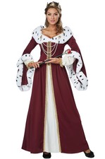 Brand New Royal Storybook Queen Medieval Renaissance Adult Costume