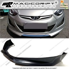 For 11-15 Hyundai Elantra Ak Style Front Bumper Chin Spoiler Lip Sport Body Kit