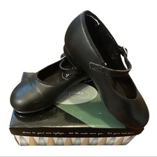 Revolution GIRLS Black TAP SHOES Dance 1.5 AD  821