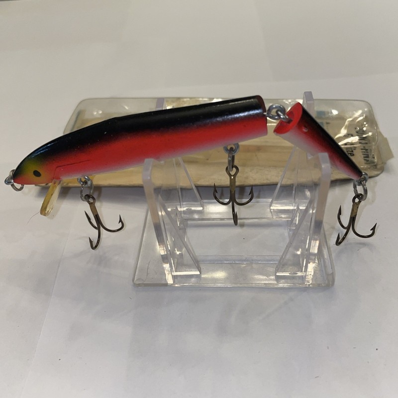 SEARS Vintage Minnow “Joint - Fina” 5” VERY RARE COLOR With original packaging