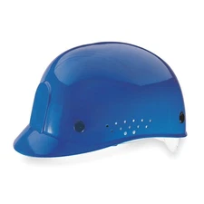 MSA 10033650 Bump Cap,Front Brim,Pinlock,Blue PK 10