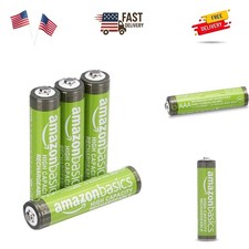 4-Pack Rechargeable AAA NiMH High-Capacity Batteries, 850 mAh, 1.2V, Recharge...