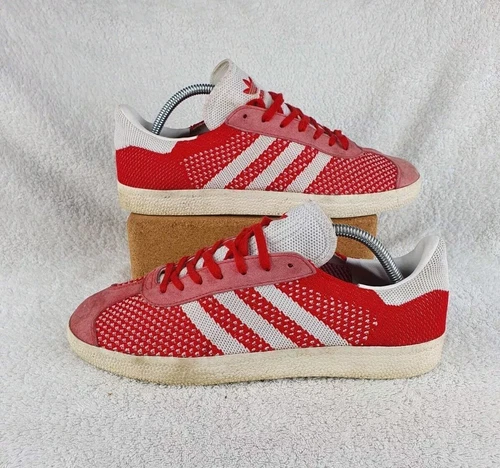 UK 9 Adidas Originals Gazelle PK PrimeKnit Red Scarlett Arsenal BB5247