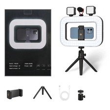 Ringlicht mit Stativ Handy Laptop Videokonferenz Licht Handliches Selfie Licht