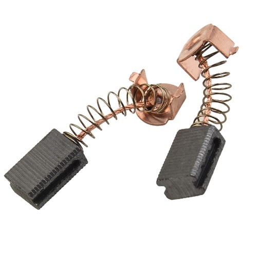 6 Spazzole Di Carbone Per Smerigliatrici Angolari - Compatibili Con Modelli 9557NB, 9558PB, HR2810 - Foto 3