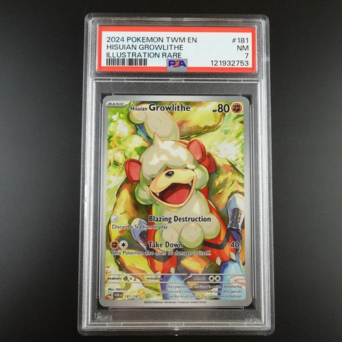 Hisuian Growlithe graded PSA 7 for sale on eBay