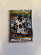 2025 Panini Donruss Lamar Jackson Action All Pros AAP-LJA Baltimore Ravens B246