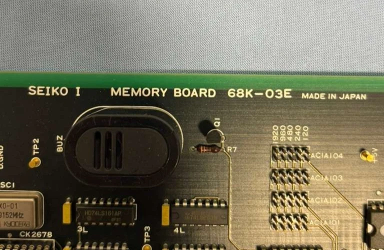 Seiko Instruments Memory PCB Circuito Circuito Parte 68K-03E - Immagine 4 di 4