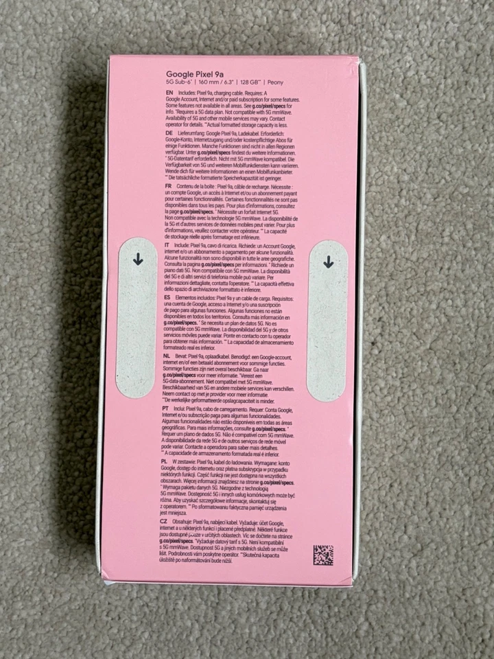 Google Pixel 9a 128GB - Peony Pink **BRAND NEW AND SEALED** UK Model RRP £449  - Image 3 of 4