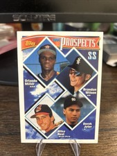 1994 Topps Prospects Derek Jeter, Orlando Miller, Brandon Wilson #158 Near Mint