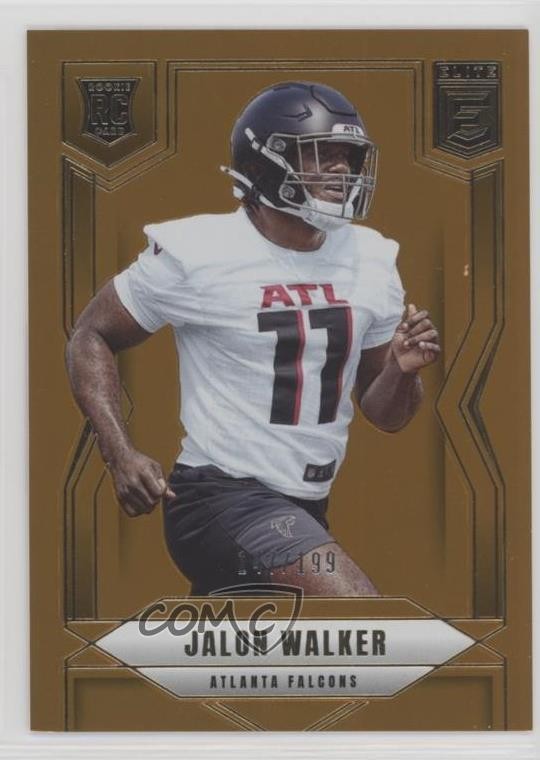 2025 Panini Donruss Elite Rookies Orange 147/199 Jalon Walker #165 1nw3