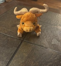 2000 Vintage Ty Beanie Babies Zodiac Collection The Ox Plush Toy - NWT