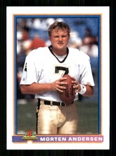 1991 Bowman #340 Morten Andersen New Orleans Saints 59195