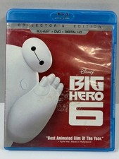 Disney Big Hero 6 Blu-ray 2014 Collector's Edition Baymax Action Adventure